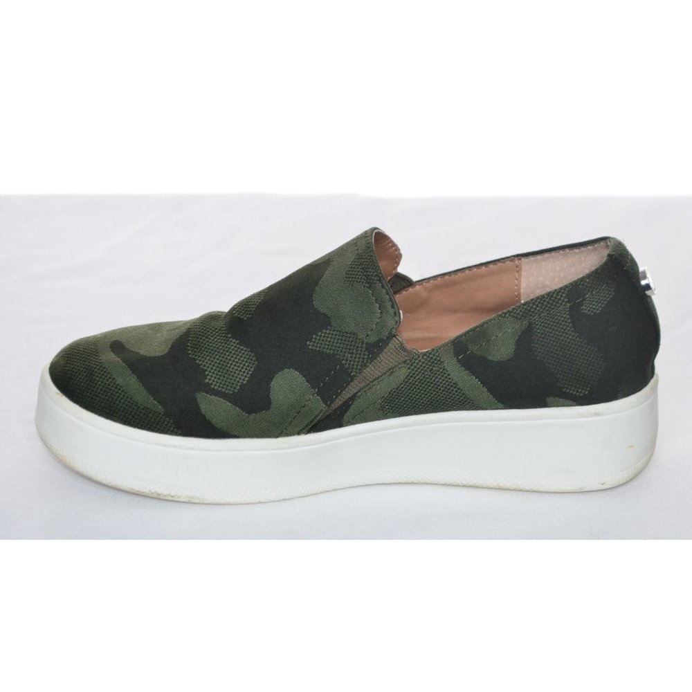 Steve Madden Zayna Camo Platform Slip-On Sneaker Green Size 7 - Picture 3 of 10